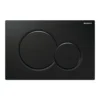 Geberit Sigma01 Black Dual Flush Plate For UP320 Cistern
