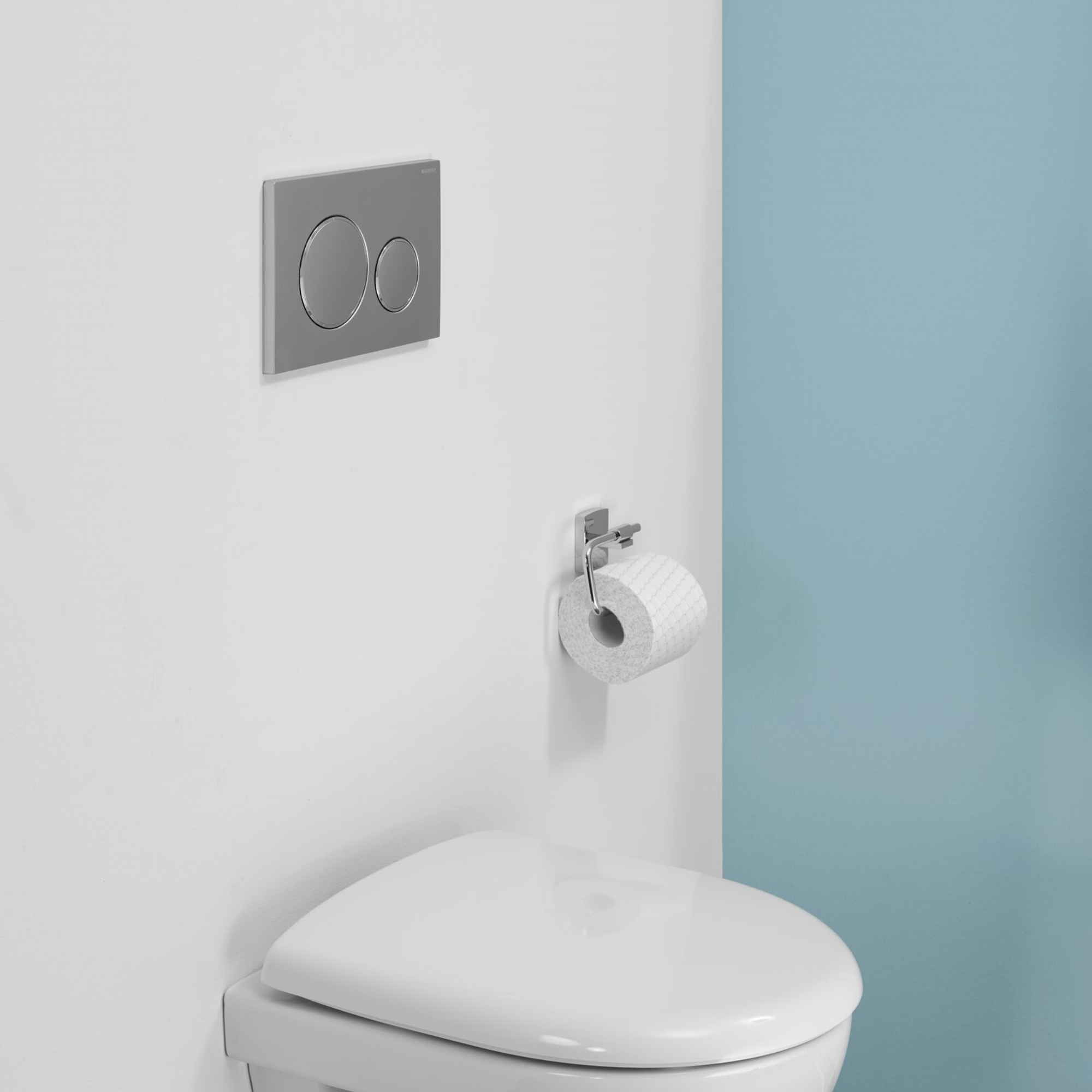 Geberit Sigma 20 Matt Chrome Flush Plate For UP320/UP720 Cistern 2 Geberit Sigma 20 Matt Chrome Flush Plate For UP320/UP720 Cistern - Image 2