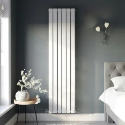 The Heating Co. Bonaire 1600 X 456mm White Double Vertical Flat Panel Radiator