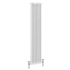 Keswick 1800 X 380mm Cast Iron Style Traditional 2 Column White Radiator 6 Keswick 1800 X 380mm Cast Iron Style Traditional 2 Column White Radiator -Victorian Plumbing Store 2cwh18x372 n d1