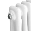 Keswick 1800 X 380mm Cast Iron Style Traditional 2 Column White Radiator