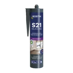 Bostik S21 Multi Purpose Acetoxy Silicone Sealant 310ml