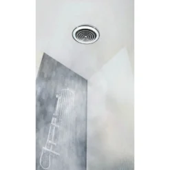 Hib. Cyclone Chrome Wet Room Inline Fan With LED Lights - Warm White -Victorian Plumbing Store 32600 d3