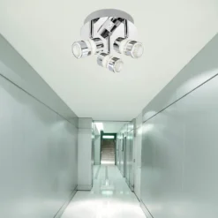 Searchlight Bubbles Chrome 3 LED Ceiling Spotlight With Acrylic Bubbles Effect 5 Searchlight Bubbles Chrome 3 LED Ceiling Spotlight With Acrylic Bubbles Effect -Victorian Plumbing Store 4413cc d2