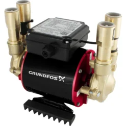 Grundfos Amazon STP-2.0 B Brass Twin Impeller Regenerative Shower Booster Pump 2.0 Bar