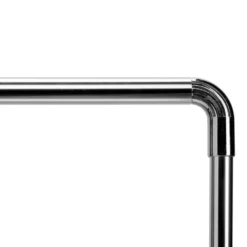 Croydex L Shaped Telescopic Shower Cubicle Rod - Chrome -Victorian Plumbing Store ad103000ai2