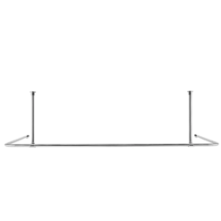 Croydex Premier U-shaped Shower Cubicle Rod - Chrome 7 Croydex Premier U-shaped Shower Cubicle Rod - Chrome -Victorian Plumbing Store ad149341 l1