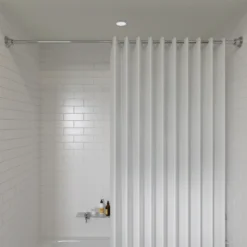 Croydex Stick N Lock Premium Telescopic Rod - Chrome -Victorian Plumbing Store ad230041 d1a