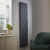 Urban Electric Smart Wifi Aluminium Panel 1500W Energy SavingVertical Anthracite Radiator - 1600 X 453mm