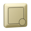 Arezzo Modern Brushed Brass Square Flush Plate - 70 X 70mm