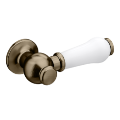 Chatsworth Ceramic Cistern Lever White & Antique Brass 8 Chatsworth Ceramic Cistern Lever White & Antique Brass -Victorian Plumbing Store cc121ab l3