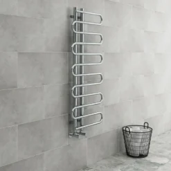 Kai Designer Heated Towel Rail 1310mm X 500mm Chrome