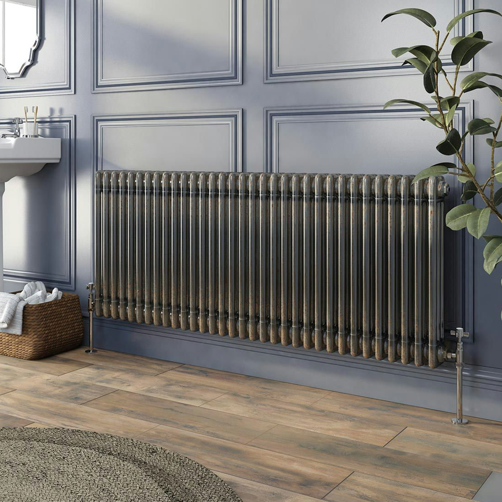 The Heating Co. Corso 600 X 1010mm Raw Metal 3 Column Radiator 4 The Heating Co. Corso 600 X 1010mm Raw Metal 3 Column Radiator - Image 4