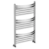 Cruze Curved Heated Towel Rail - W500mm X H850mm - Chrome