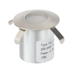 Ellis & Co Recessed Satin Nickel Circular Deck/Plinth LED Light -Victorian Plumbing Store cul 26465 ww 2