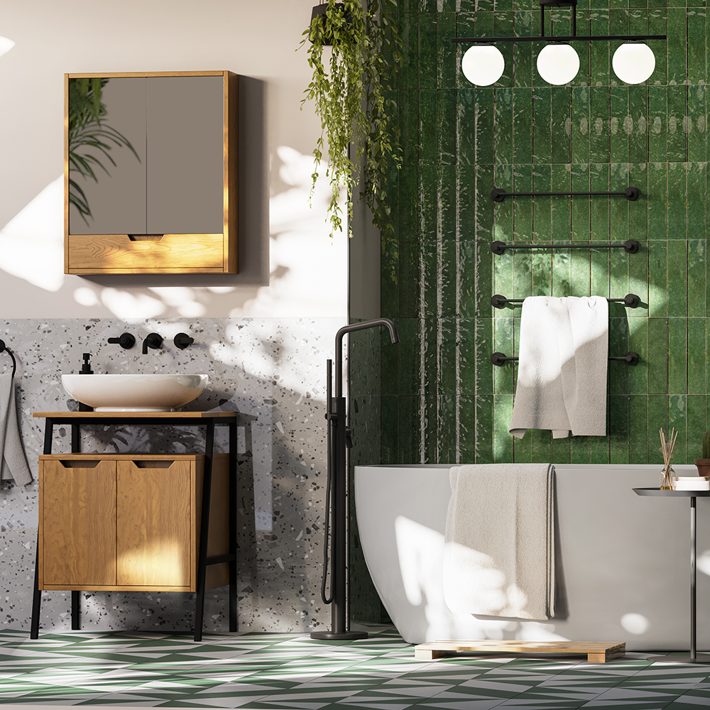 Huxley Ceiling Mounted Light Matt Black + White 3 Huxley Ceiling Mounted Light Matt Black + White - Image 3