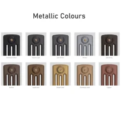 Paladin - Kensington Radiator With Crown - 780mm Height -Victorian Plumbing Store metallicpaint 4