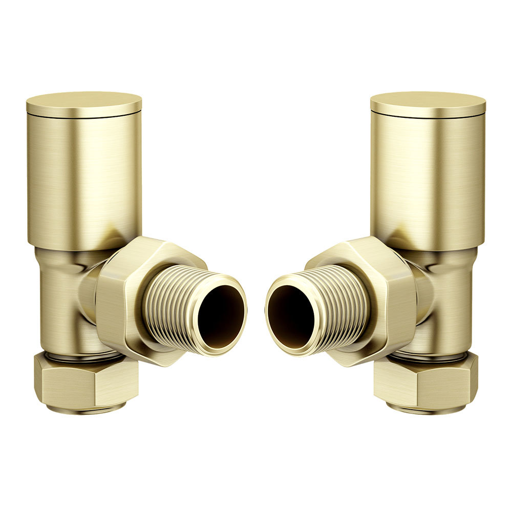 Arezzo Brushed Brass 1600 X 500mm Straight Heated Towel Rail (incl. Valves + Electric Heating Kit) 7 Arezzo Brushed Brass 1600 X 500mm Straight Heated Towel Rail (incl. Valves + Electric Heating Kit) - Image 7