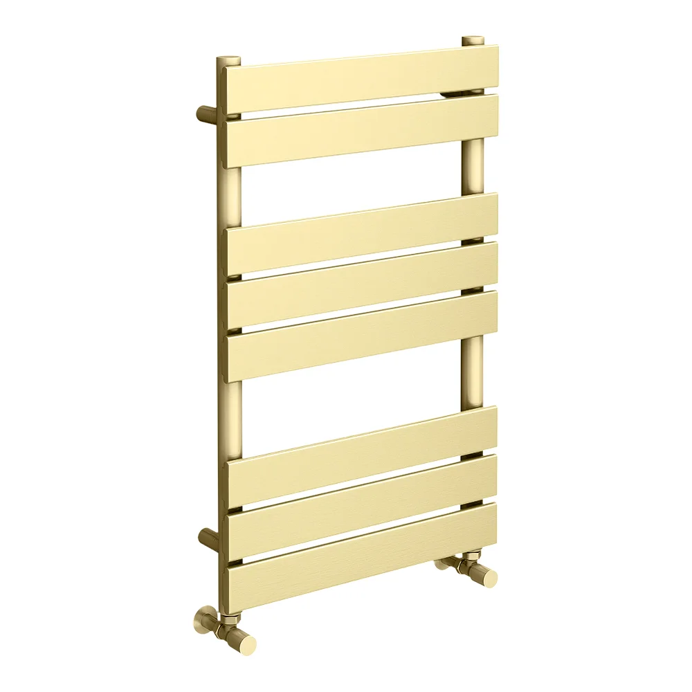 Arezzo Brushed Brass 800 X 500 Heated Towel Rail 3 Arezzo Brushed Brass 800 X 500 Heated Towel Rail - Image 3