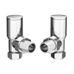 Arezzo Modern Angled Radiator Valves Chrome 10 Arezzo Modern Angled Radiator Valves Chrome -Victorian Plumbing Store modernangledradiatorvalvesl