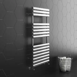 Monza 500 X 1120mm Oval Heated Towel Rail (incl. Valves + Electric Heating Kit) 6 Monza 500 X 1120mm Oval Heated Towel Rail (incl. Valves + Electric Heating Kit) -Victorian Plumbing Store mzss7 n l