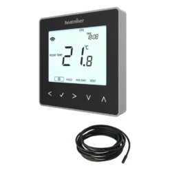 Heatmiser NeoStat-e V2 - Electric Floor Heating Thermostat - Sapphire Black 7 Heatmiser NeoStat-e V2 - Electric Floor Heating Thermostat - Sapphire Black -Victorian Plumbing Store neostateblackv2 l