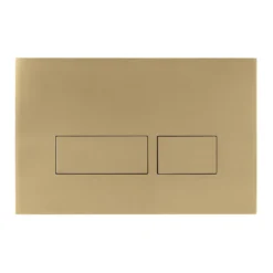 Crosswater MPRO Brushed Brass Dual Flush Plate