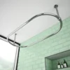 Chatsworth Luxury Oval Chrome Plated 1135 X 645mm Racetrack Shower Curtain Rail
