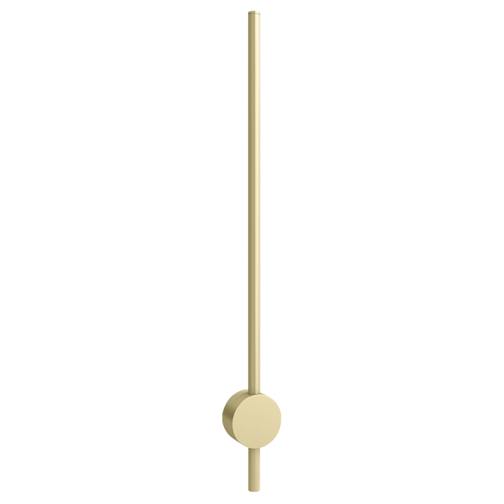 Ellis & Co Lacerva Pillar Bathroom Wall Light - Brushed Brass 2 Ellis & Co Lacerva Pillar Bathroom Wall Light - Brushed Brass - Image 2