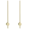 2 X Ellis & Co Lacerva Pillar Bathroom Wall Light - Brushed Brass