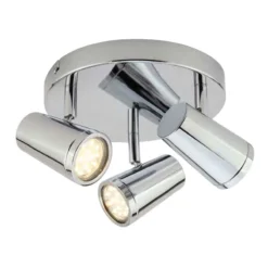 Ellis & Co Chrome 3-Light Bathroom Ceiling Spotlight