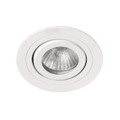 Ellis & Co IP65 White Round Tiltable Bathroom Downlight