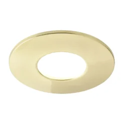 Ellis & Co Satin Brass IP65 LED Fire-Rated Fixed Downlight