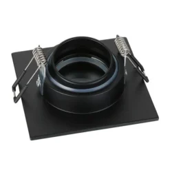 Ellis & Co IP65 Matt Black Square Tiltable Bathroom Downlight 5 Ellis & Co IP65 Matt Black Square Tiltable Bathroom Downlight -Victorian Plumbing Store rv572blk d2