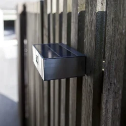 Ellis & Co Outdoor Solar PIR Wall Light (W180 X L95 X H48mm) -Victorian Plumbing Store rv6908 d3