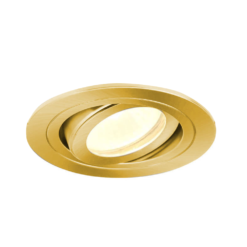 4 X Ellis & Co IP65 Satin Brass Round Tiltable Bathroom Downlights 10 4 X Ellis & Co IP65 Satin Brass Round Tiltable Bathroom Downlights -Victorian Plumbing Store rv842bra l2