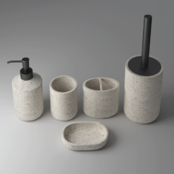 Roxbury Stone Effect Toilet Brush Holder -Victorian Plumbing Store rxstb d2