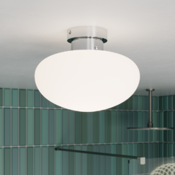 Ellis & Co Oval Bathroom Ceiling Light - Chrome -Victorian Plumbing Store se623910 l1