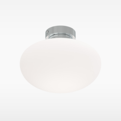 Ellis & Co Oval Bathroom Ceiling Light - Chrome