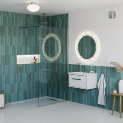 Ellis & Co Oval Bathroom Ceiling Light - Chrome -Victorian Plumbing Store se623910 l4