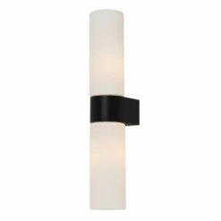 Ellis & Co Black 6w Bathroom Wall Light 7 Ellis & Co Black 6w Bathroom Wall Light -Victorian Plumbing Store spa 44385 mblk 6