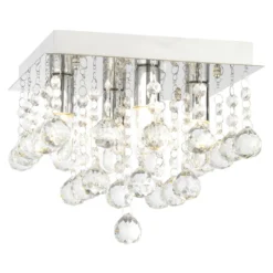Forum Orlando 23cm Square Flush Ceiling Light Fitting
