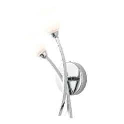 Forum Kate 2 Light Tulip Glass Wall Light