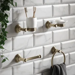 Trafalgar Toilet Roll Holder - Antique Brass -Victorian Plumbing Store trawmtab d2
