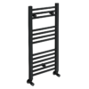 Toreno Heated Towel Rail – Matt Black – 400 X 800mm – Straight Bars