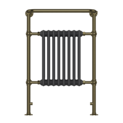 Chatsworth Savoy Traditional Heated Towel Rail Radiator (Antique Brass & Anthracite Grey) 12 Chatsworth Savoy Traditional Heated Towel Rail Radiator (Antique Brass & Anthracite Grey) -Victorian Plumbing Store trd01aba d2