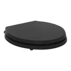 Ideal Standard Waverley Black Standard Toilet Seat & Cover -Victorian Plumbing Store u0248gb d2