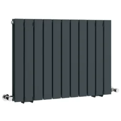 Urban Horizontal Radiator - Anthracite - Double Panel (600mm High)