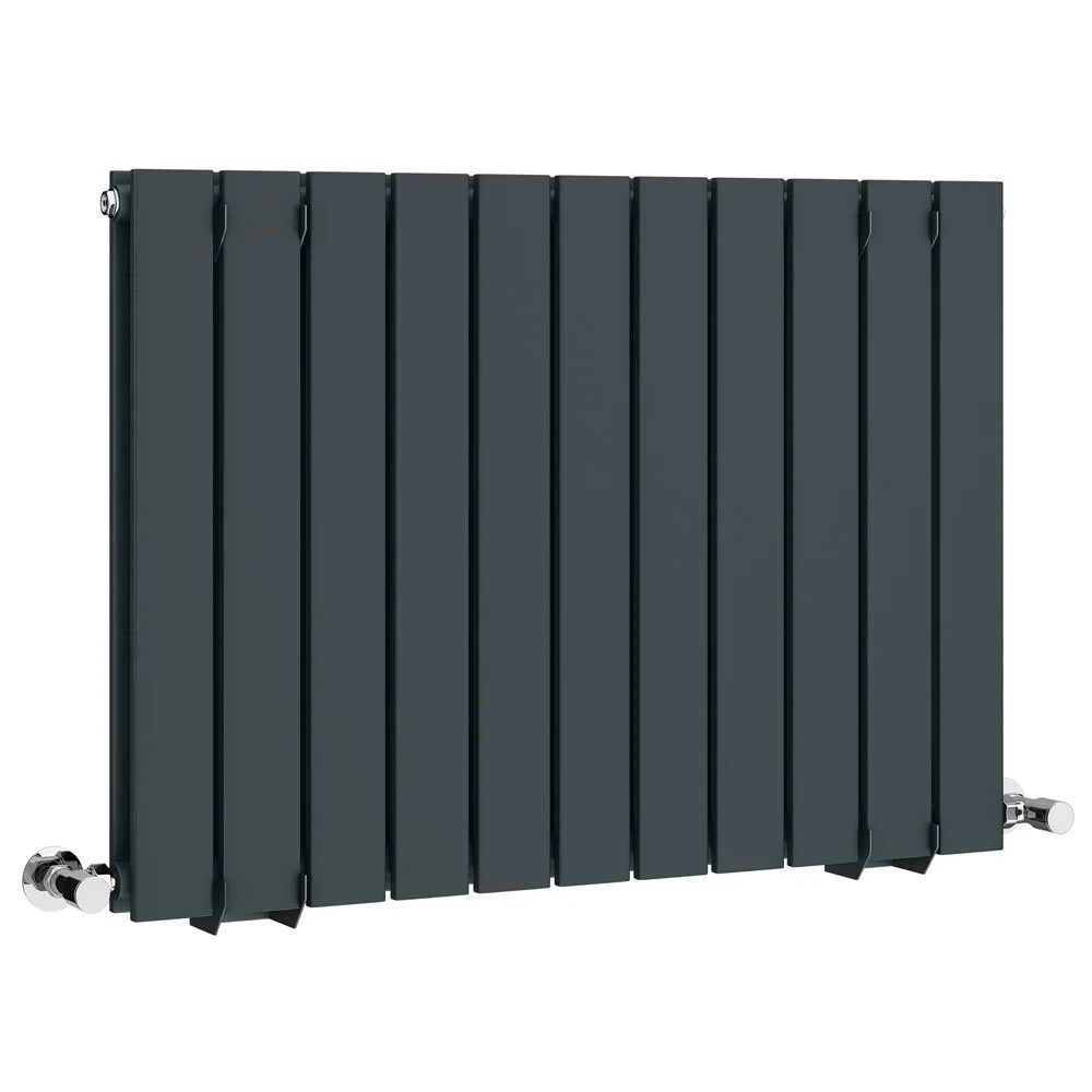 Urban Horizontal Radiator - Anthracite - Double Panel (600mm High) 1 Urban Horizontal Radiator - Anthracite - Double Panel (600mm High)