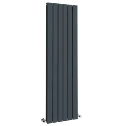 The Heating Co. Bonaire 1600 X 456mm Anthracite Grey Double Vertical Flat Panel Radiator